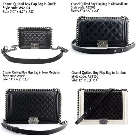 small boy chanel vs old medium|Chanel Boy Bag Reference Guide .